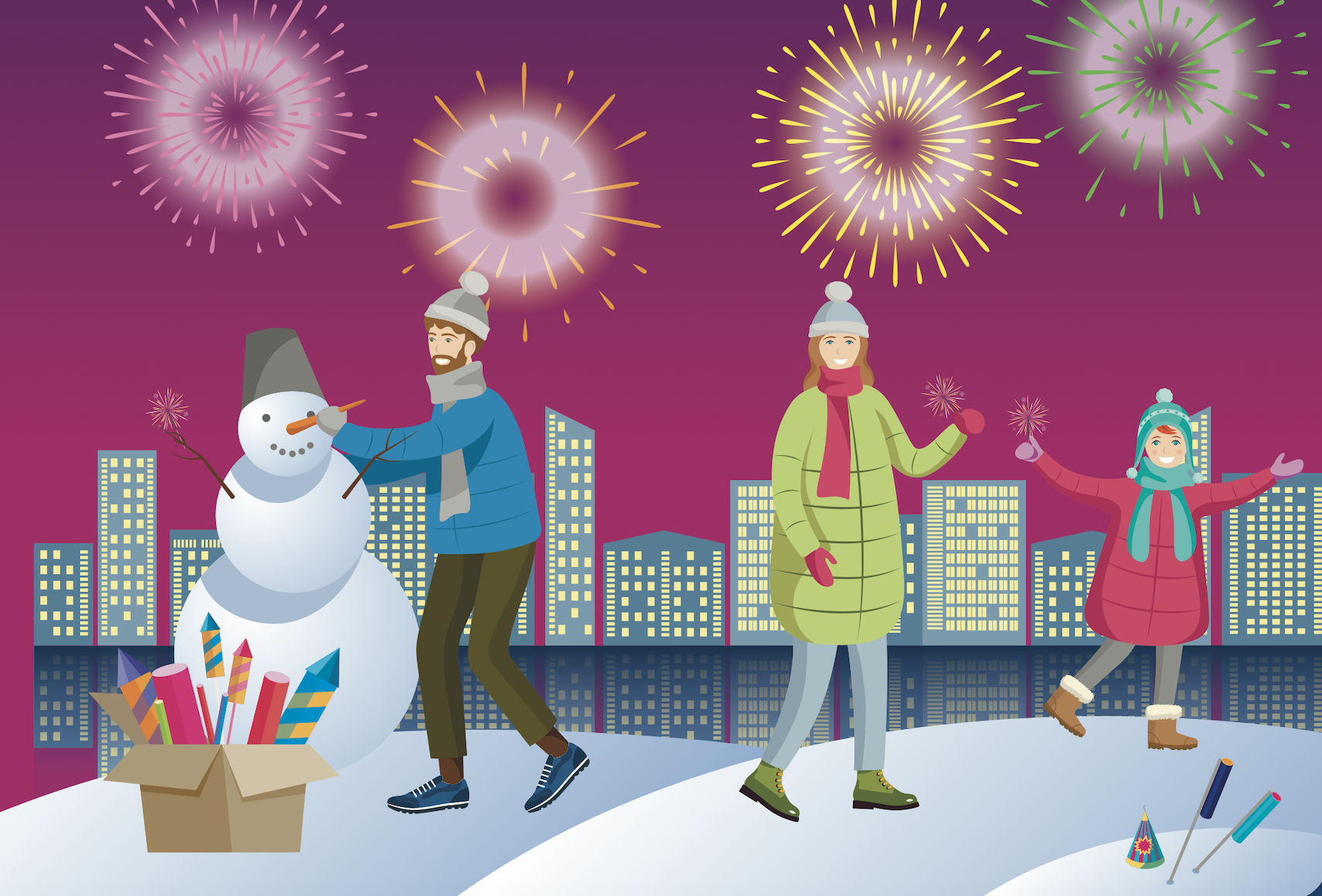 Правила безопасности при использовании пиротехники